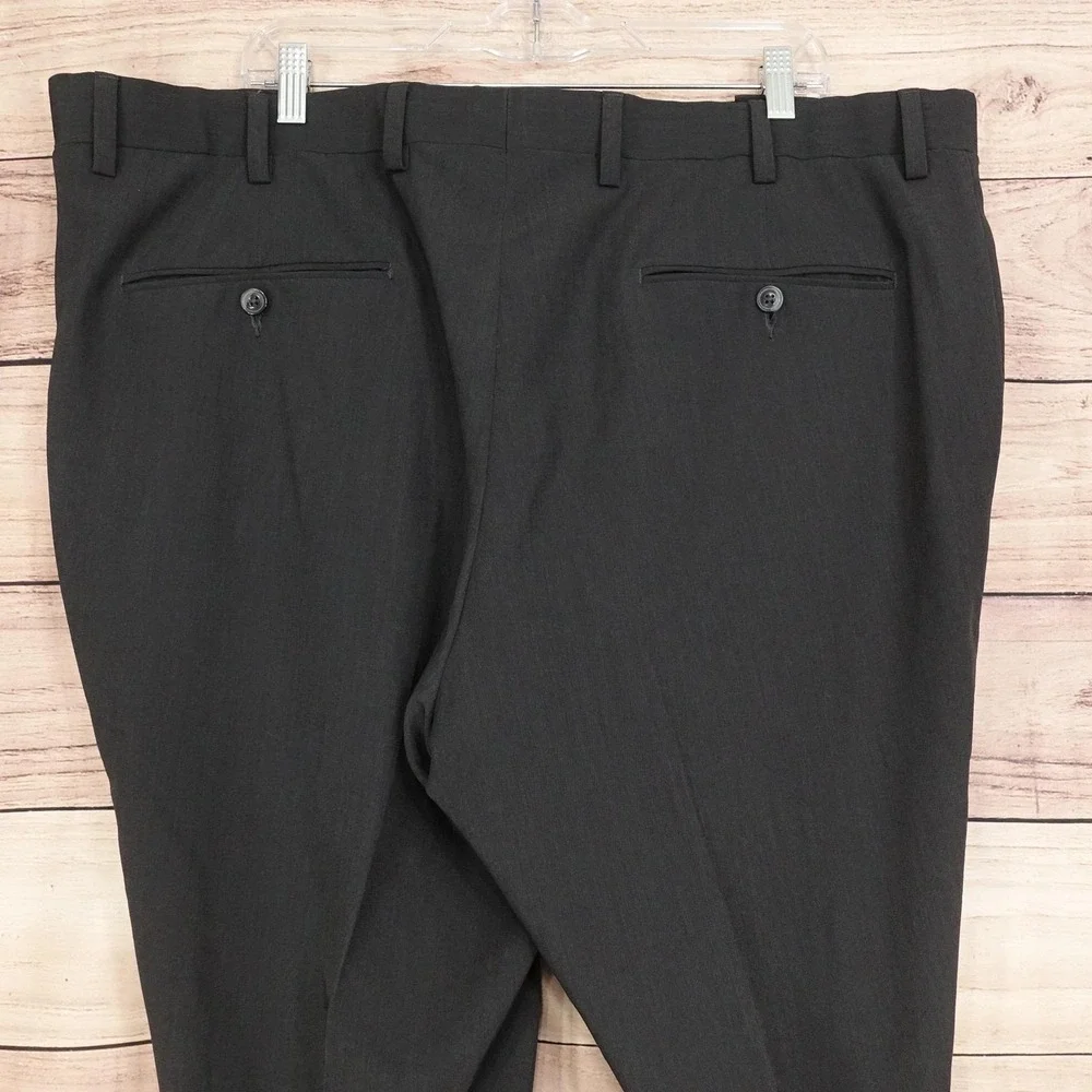 Oak Hill Pants Mens 44x30 Black Perfect Fit Big & Tall Stretch DXL